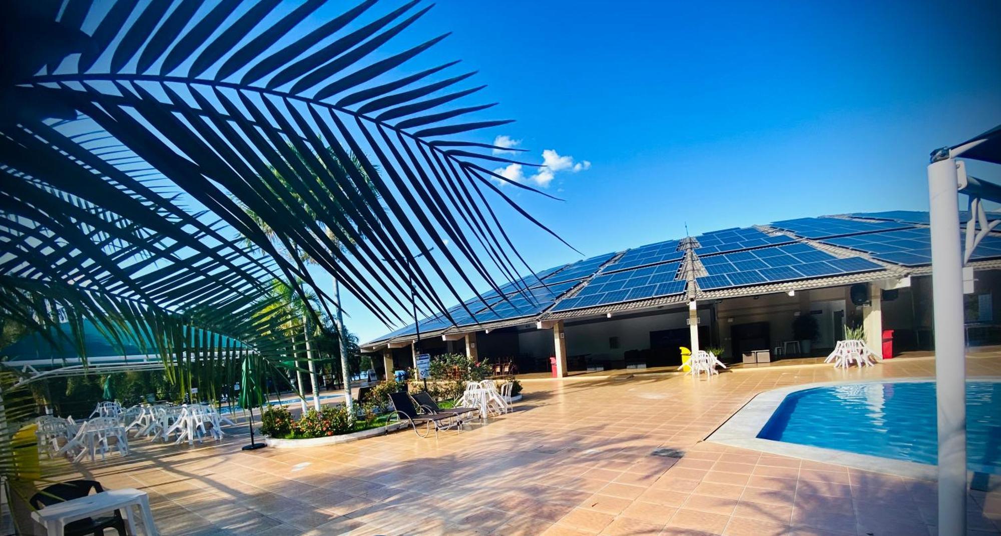 Enseada Nautico Residence De Paula Caldas Novas Bagian luar foto